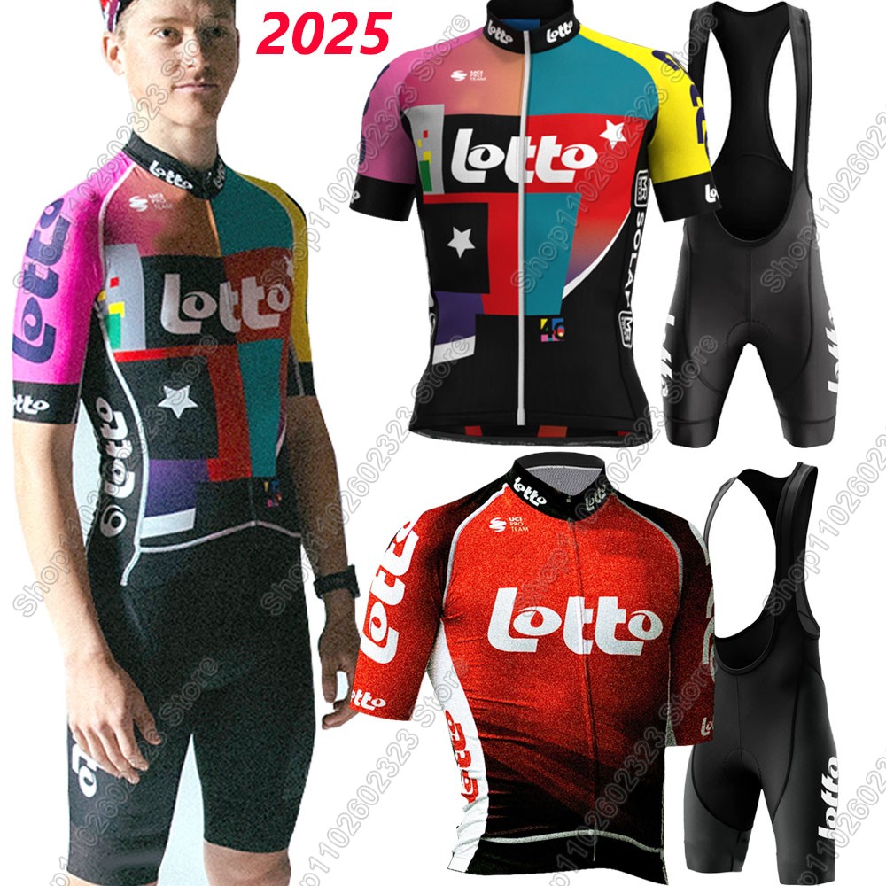 Cycling Commuter Clothing - Lotto team 2025 cycling jersey set