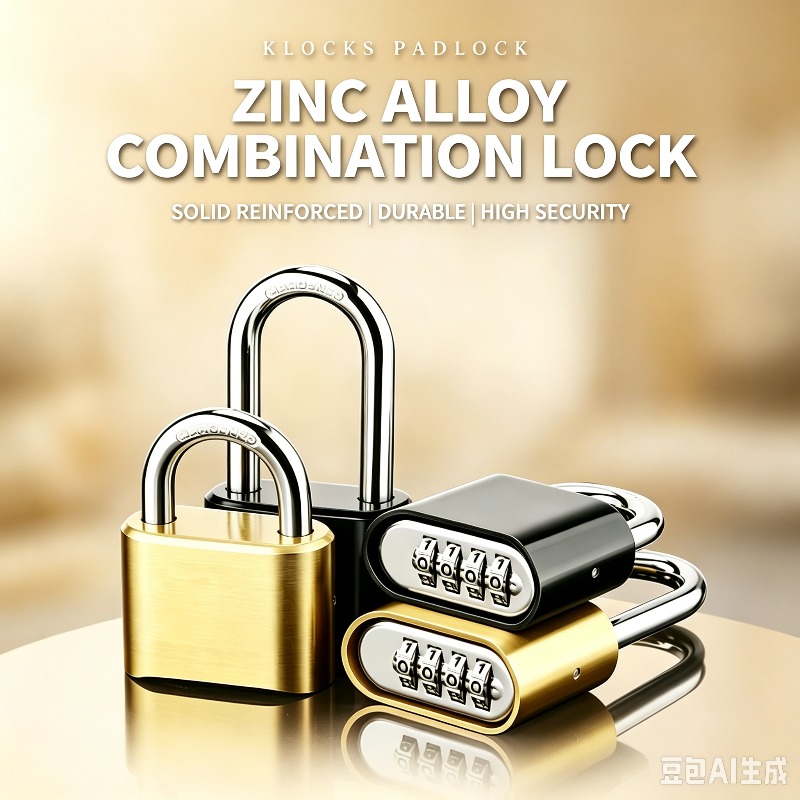 U Lock Heavy Duty - 4-Digit Combination Lock Waterproof Heavy Duty