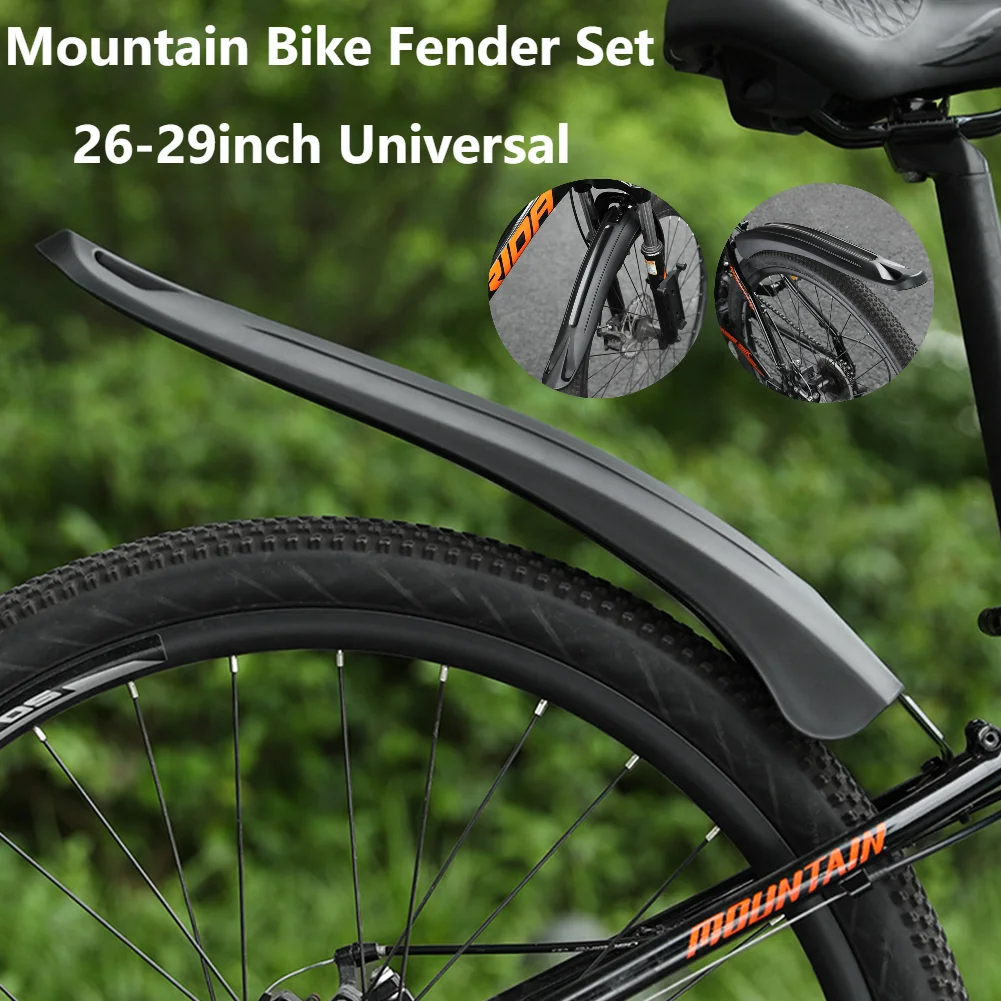 Fender Mudguard Set - 2pcs Bicycle Fender PP Soft Plastic