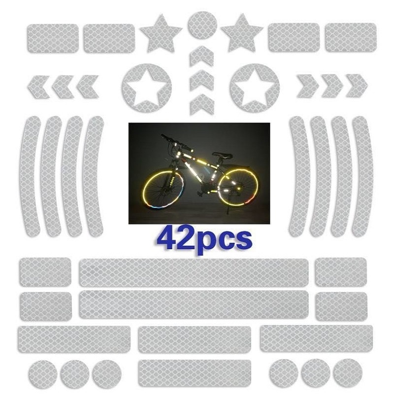 42Pcs/set Self-adhesive Reflec - Spoke Reflector Set recension och pris
