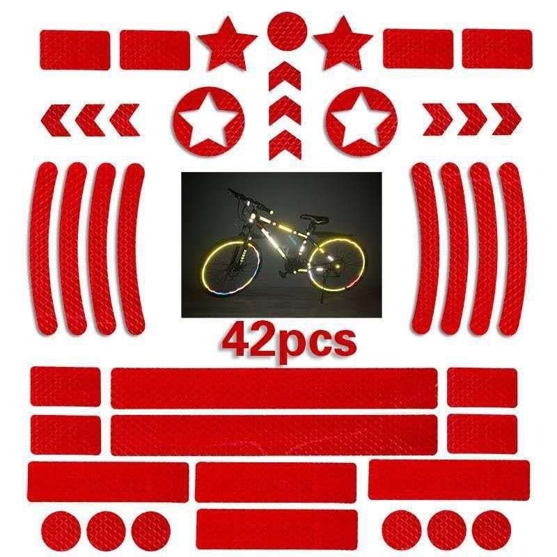 42Pcs/set Self-adhesive Reflec - Spoke Reflector Set recension och pris