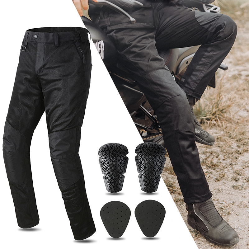 Summer Mesh Motorcycle Pants M - Cycling Commuter Pants recension och pris