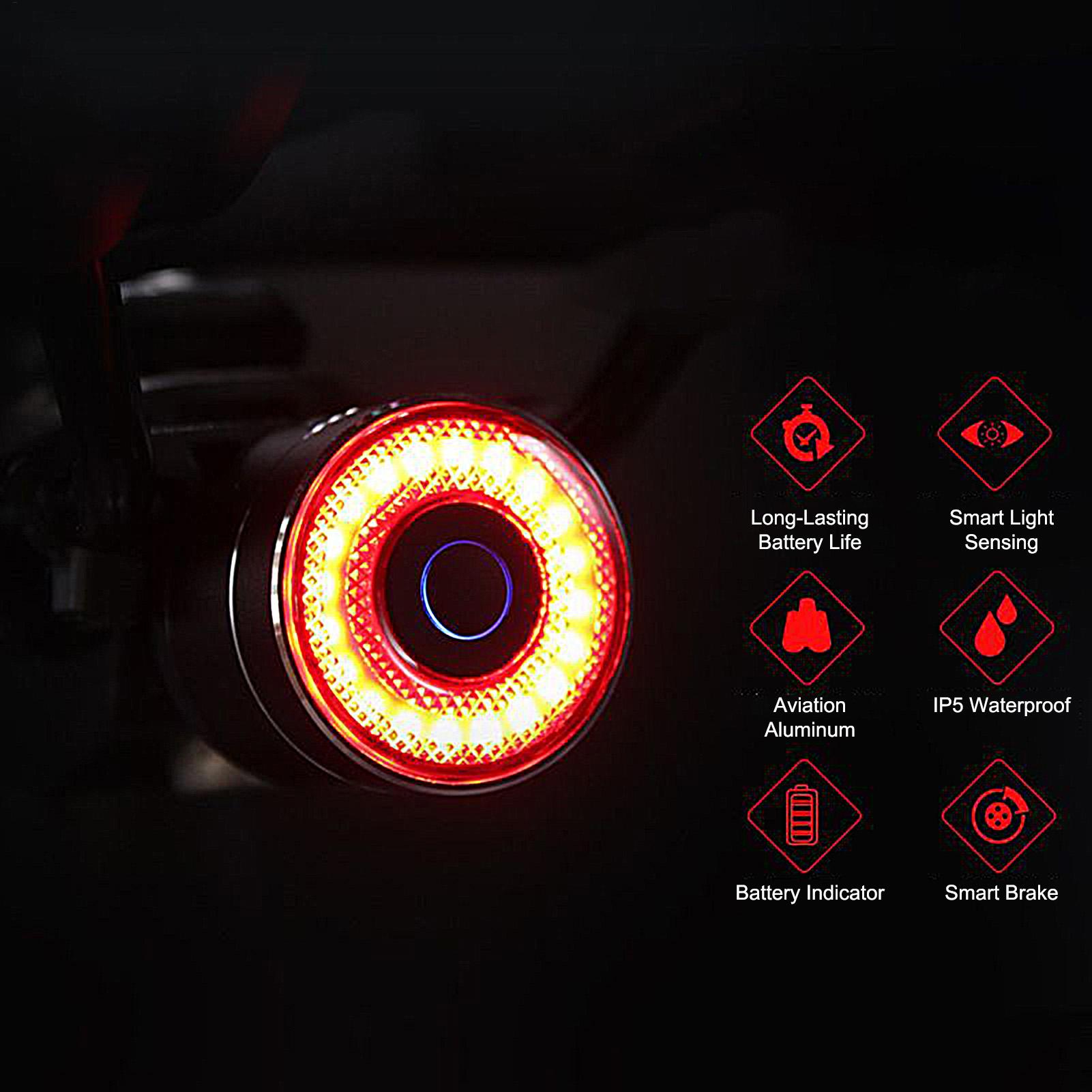 Bicycle Brake Light Smart Bike - Commuting With Road Bike recension och pris