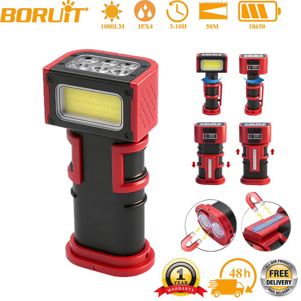 BORUiT COB LED Work Light 1000 - Cycling To Work recension och pris
