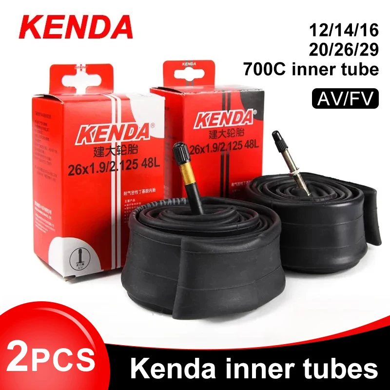 2PCS KENDA Bicycle Inner Tube  - Inner Tube 700C recension och pris