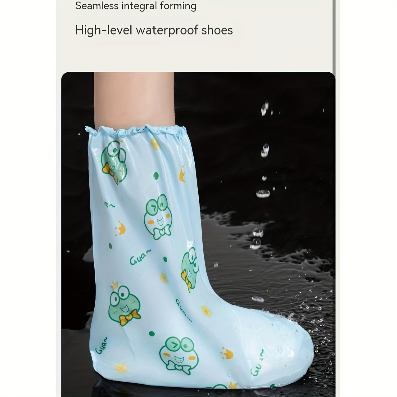 10pc Frog Cartoon Shoe Covers  - Cycling Commute Shoes recension och pris