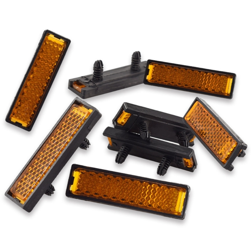 8Pcs/Set Pedal Reflector Reinf - Spoke Reflector Set recension och pris