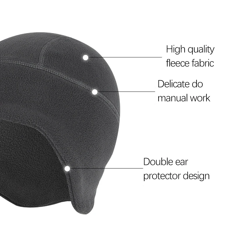 Fleece Earflap Hat Cycling Aut - Winter Cycling Commute recension och pris