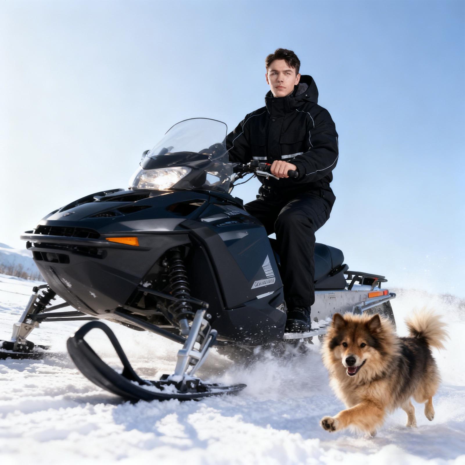 Motorcycle Winter Jacket 4-Poc - Cycling Commute Clothes recension och pris