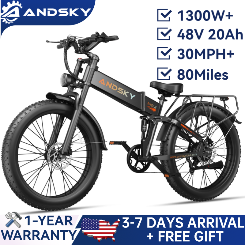 ANDSKY Forge 26 Foldable Elect - Commuting On Mountain Bike recension och pris