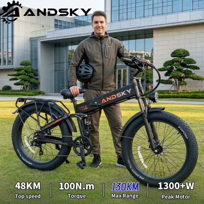 ANDSKY Forge 26 Foldable Elect - Commuting On Mountain Bike recension och pris