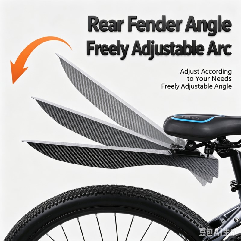 Extended Wide Adjustable Bike  - Fender Mudguard Set recension och pris