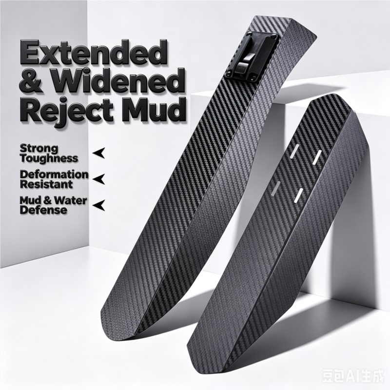 Extended Wide Adjustable Bike  - Fender Mudguard Set recension och pris