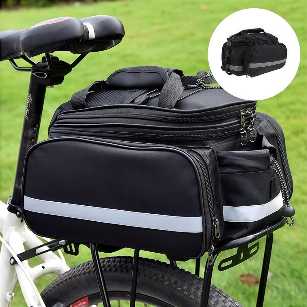 Bike Rear Rack Bag Bicycle Tru - Cycling Commute Rain recension och pris