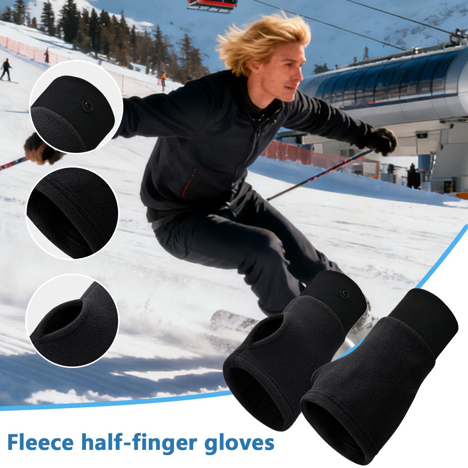 Half Finger Gloves Windproof C - Winter Cycling Commute recension och pris