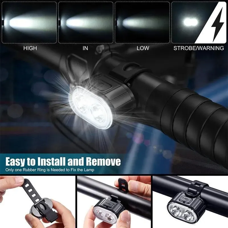 Front Rear Bike Lights Recharg - Bike Light Front Rear recension och pris