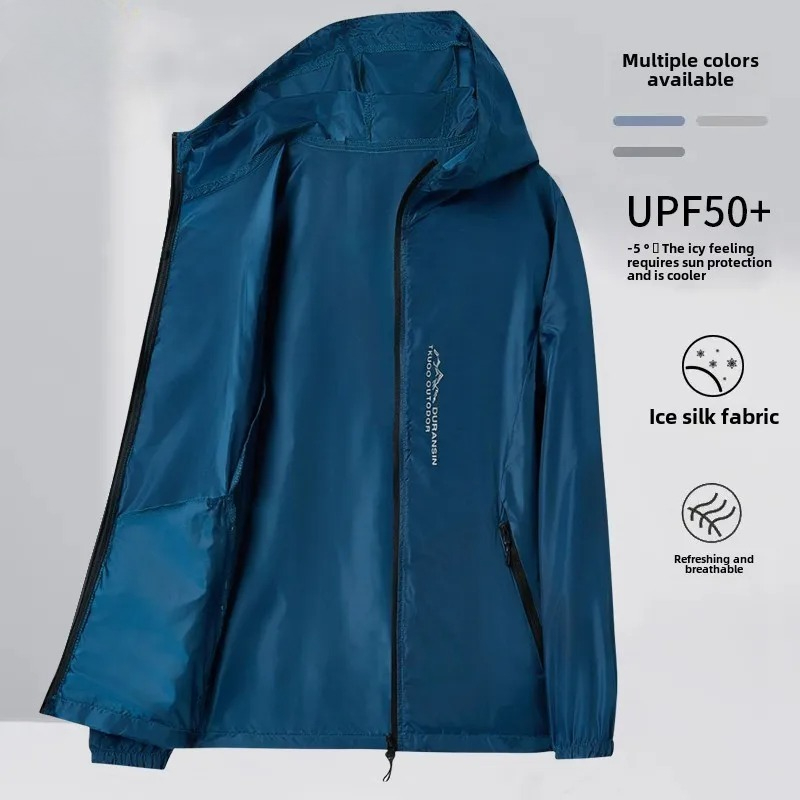 Summer Men's Sunscreen Jacket  - Cycling Commute Jacket recension och pris