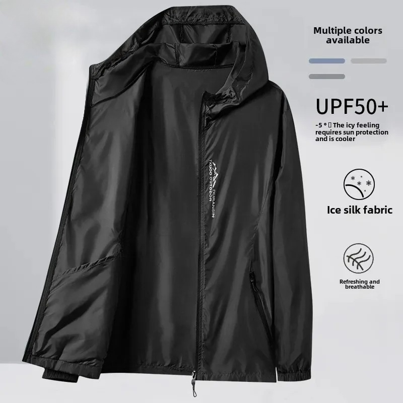 Summer Men's Sunscreen Jacket  - Cycling Commute Jacket recension och pris