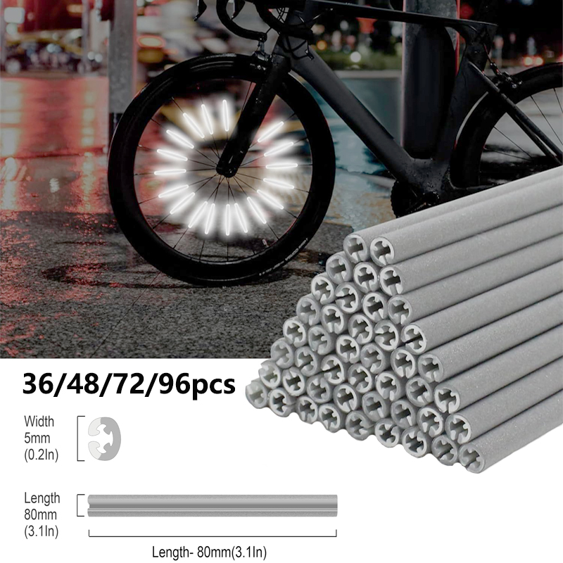 36/48/72/96Pieces 8cm Spoke Re - Spoke Reflector Set recension och pris