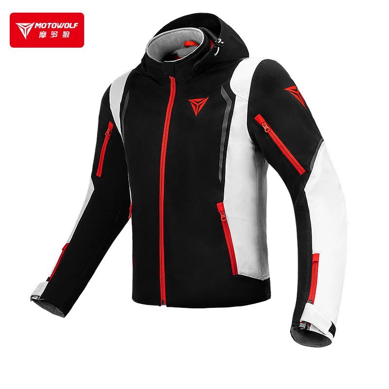 MOTOWOLF Windbreaker Motorcycl - Cycling Commute Jacket recension och pris