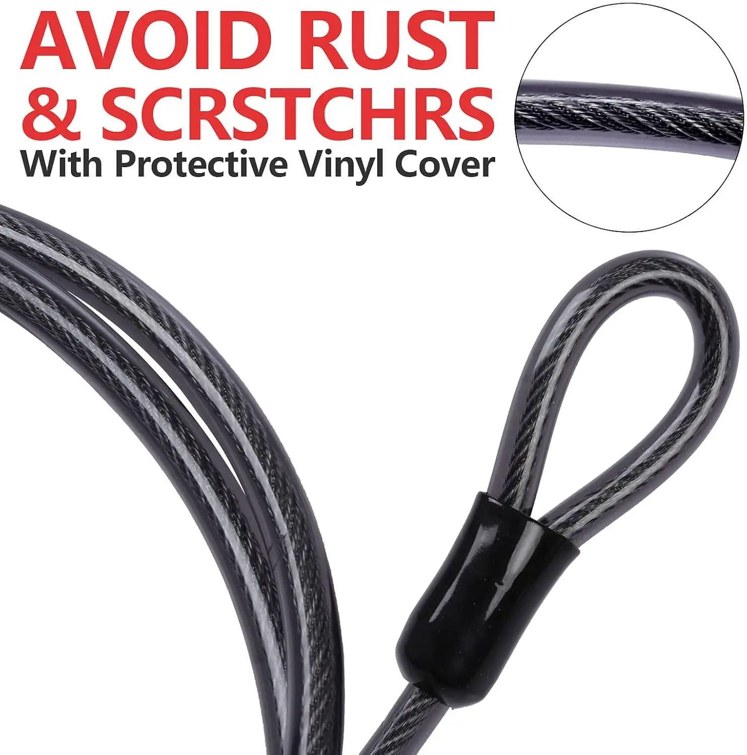 DELSWIN Security Steel Cable w - U Lock Heavy Duty recension och pris