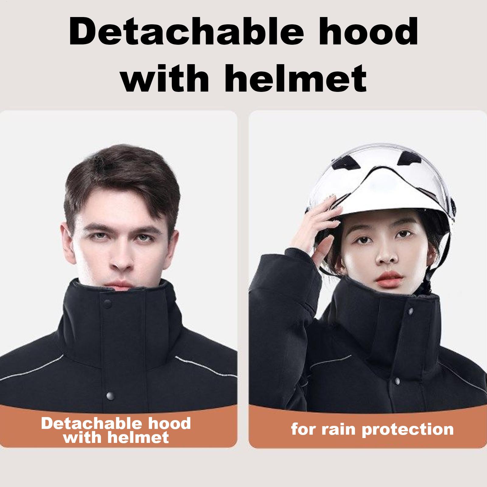Motorcycle Winter Jacket 4-Poc - Cycling Commute Jacket recension och pris