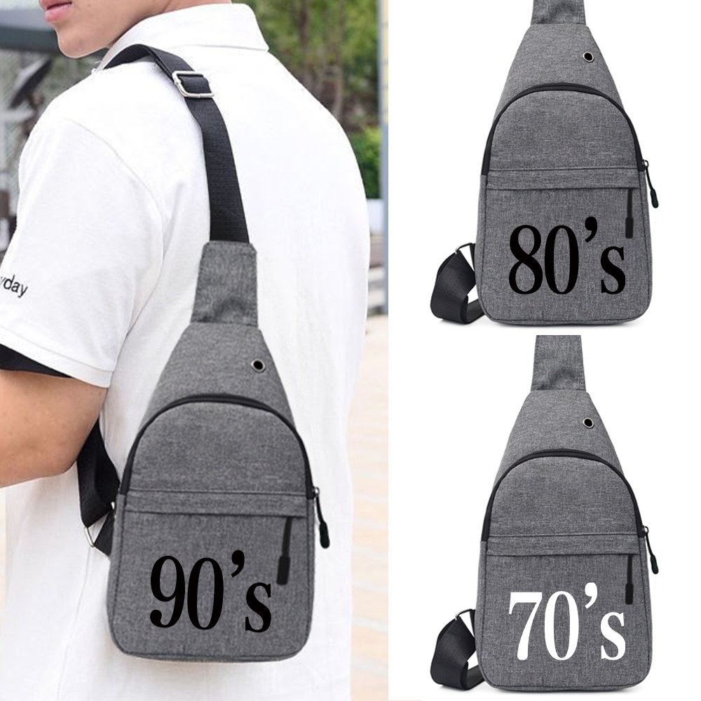 Single Shoulder Men Chest Bags - Cycling To Work recension och pris