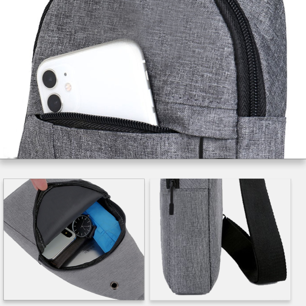 Single Shoulder Men Chest Bags - Cycling To Work recension och pris