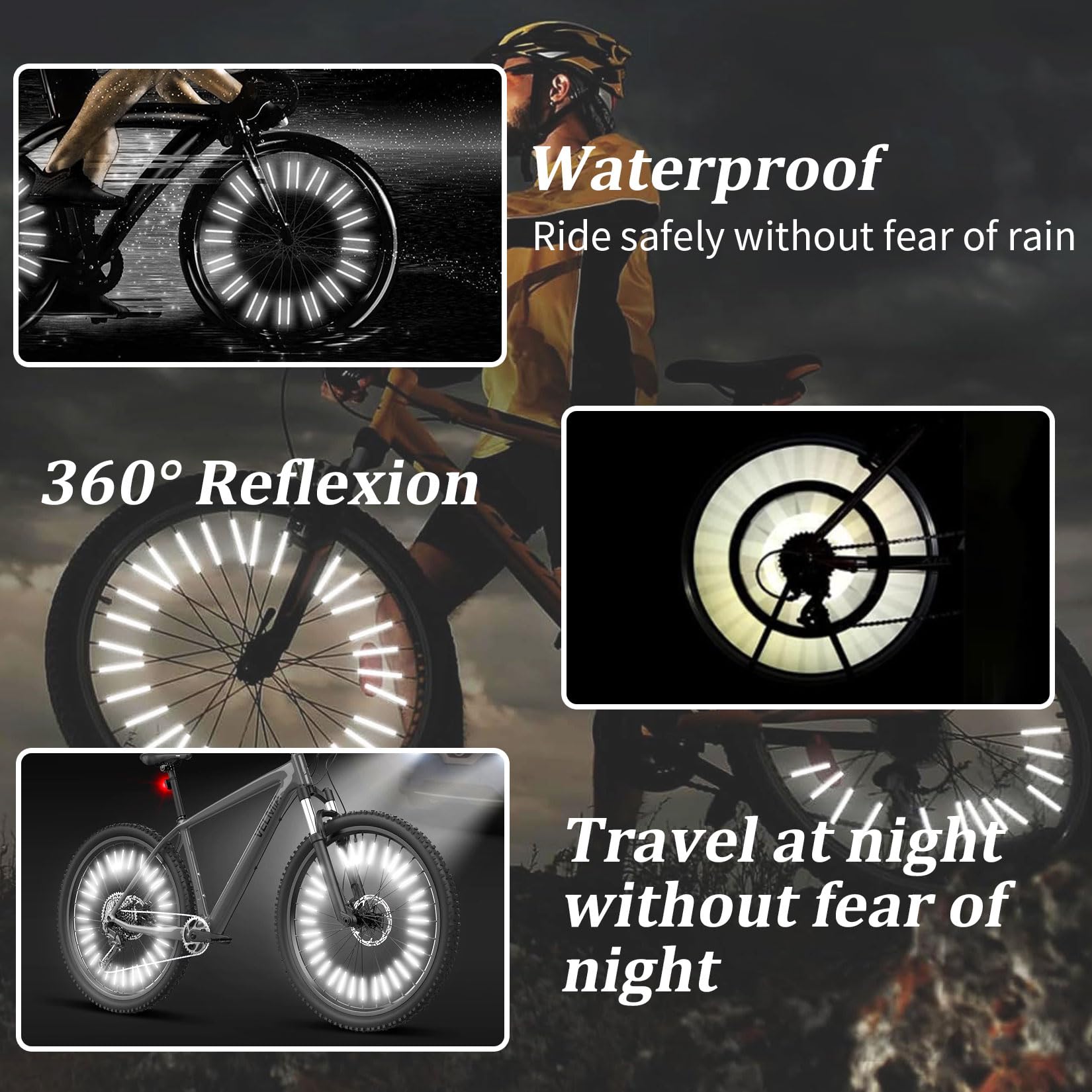Bike Spoke Reflectors Set - 36 - Spoke Reflector Set recension och pris