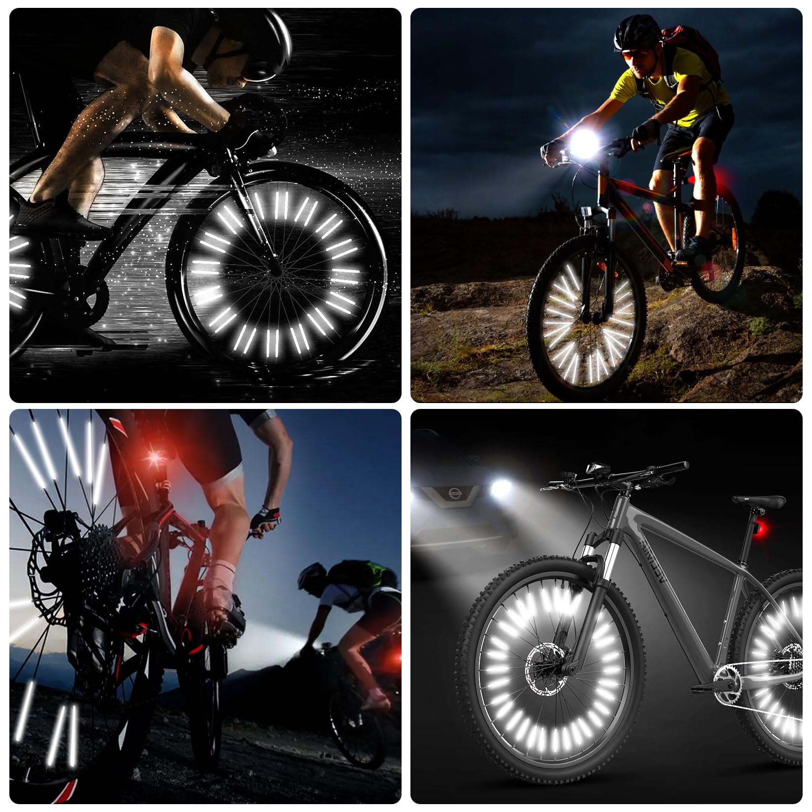 Bike Spoke Reflectors Set - 36 - Spoke Reflector Set recension och pris