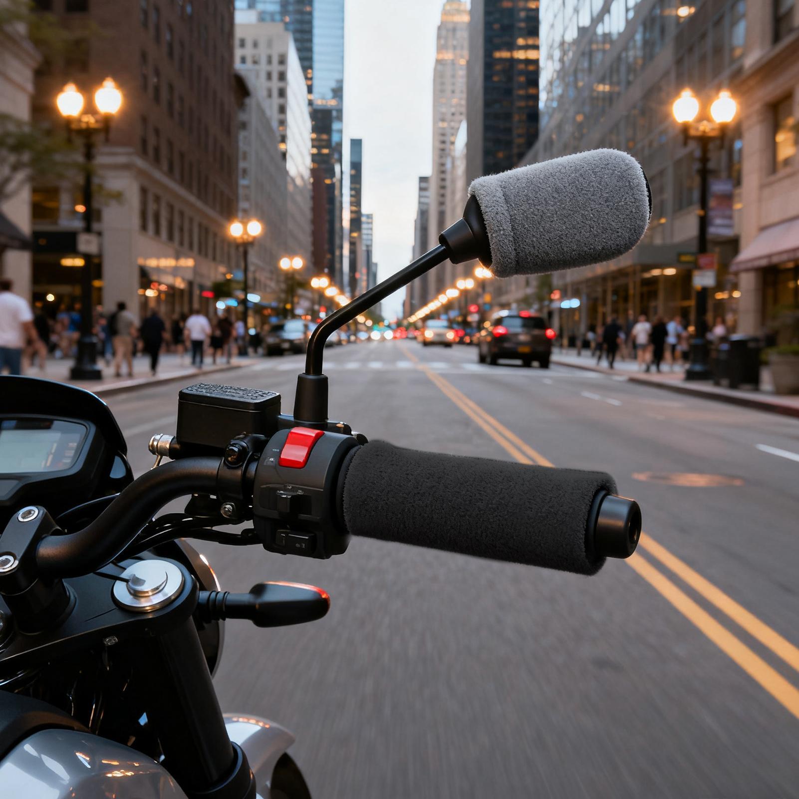 Motorcycle Handle Grip Covers  - Winter Cycling Commute recension och pris