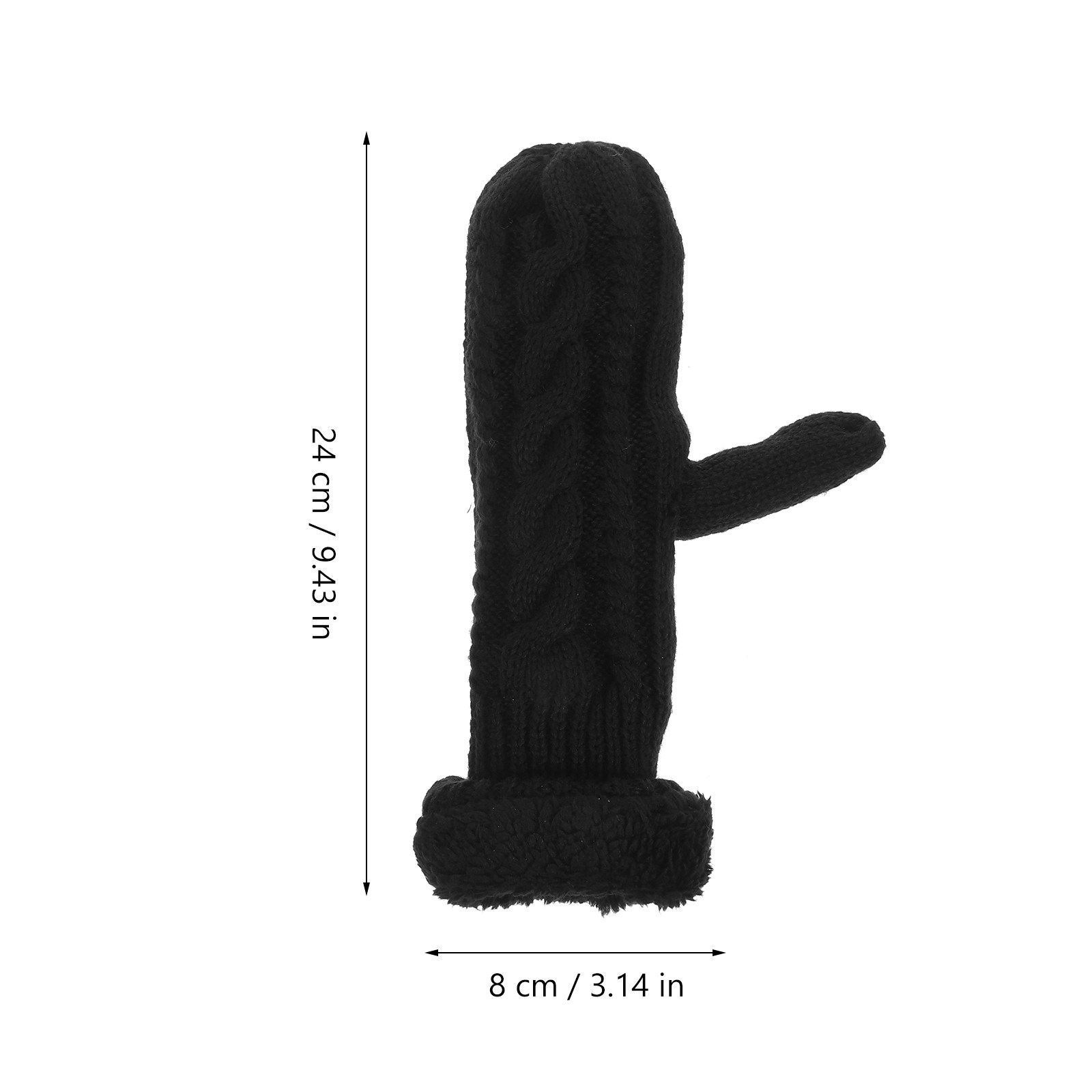 1Pair Adult Winter Gloves Thic - Winter Cycling Commute recension och pris