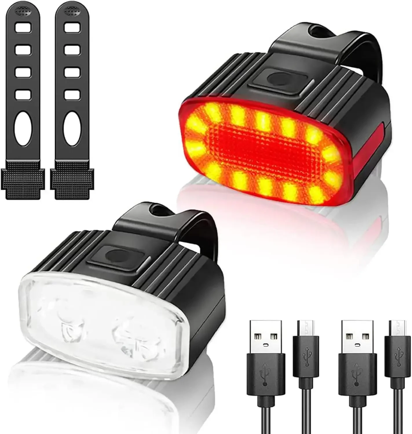 Cycling Bicycle Front Rear Lig - Bike Light Front Rear recension och pris