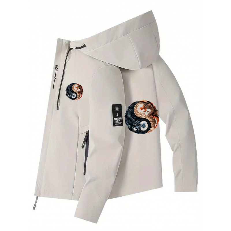 Men's Hooded Jacket - Zippered - Cycling Commute Jacket recension och pris
