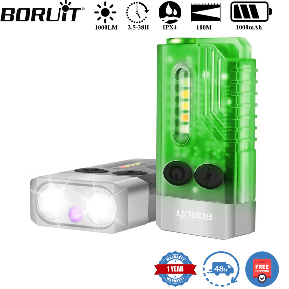 BORUiT V10 Keychain UV LED EDC - Cycling To Work recension och pris