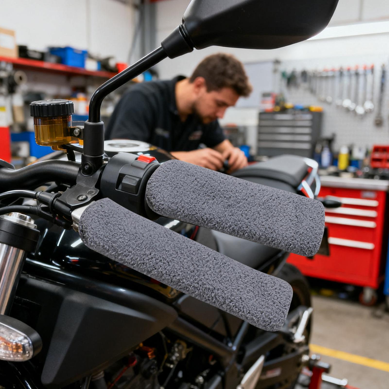 Motorcycle Handlebar Covers St - Winter Cycling Commute recension och pris