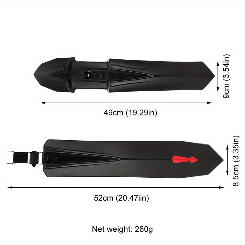 Bicycle Splash Fenders Set Mou - Fender Mudguard Set recension och pris