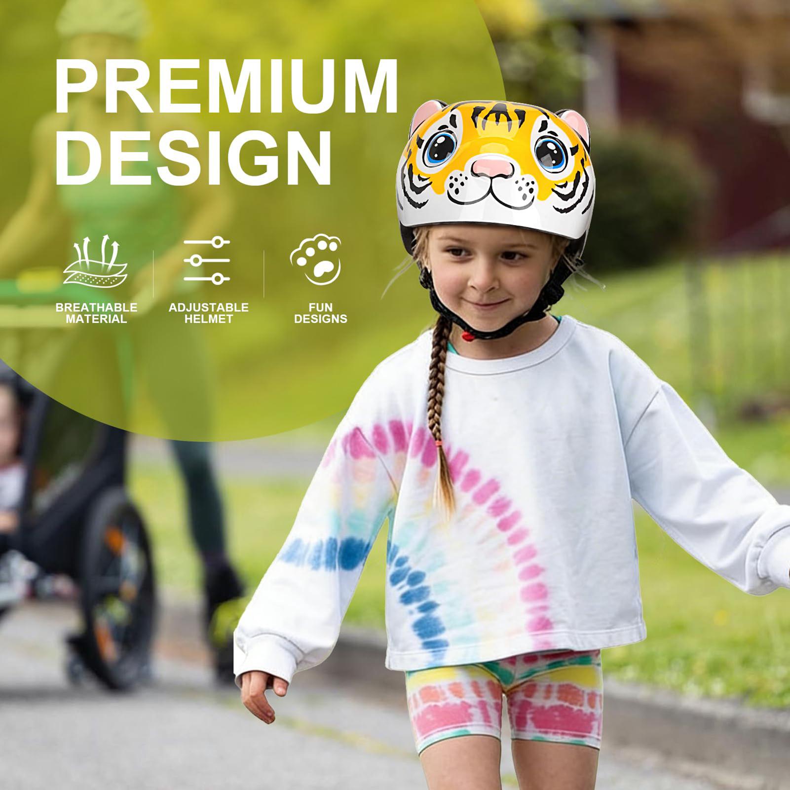 Kids Helmet Tiger Pattern Adju - Commute Cycling Helmet recension och pris