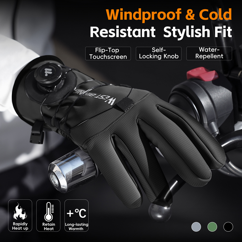 Winter Bike Gloves Magnetic Qu - Winter Cycling Commute recension och pris