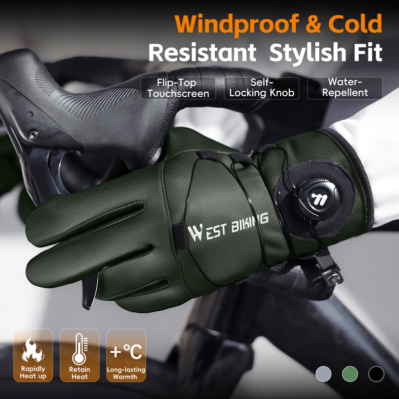 Winter Bike Gloves Magnetic Qu - Winter Cycling Commute recension och pris