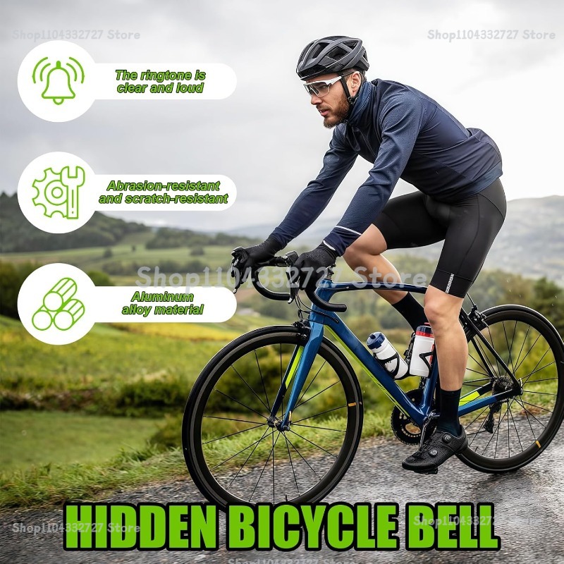 Invisible Alloy Bicycle Bell L - Bell Handlebar Ring recension och pris