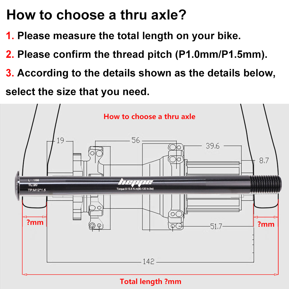 HEPPE MTB Road Bike Thru Axle  - Dynamo Hub Front recension och pris