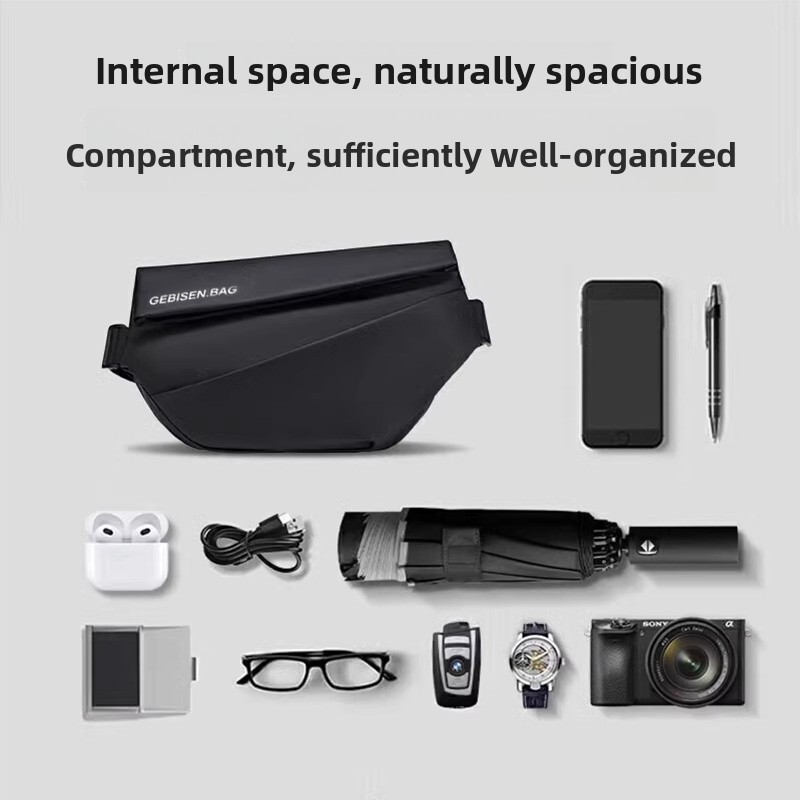 Magnetic Buckle Men Crossbody  - Cycling To Commute recension och pris