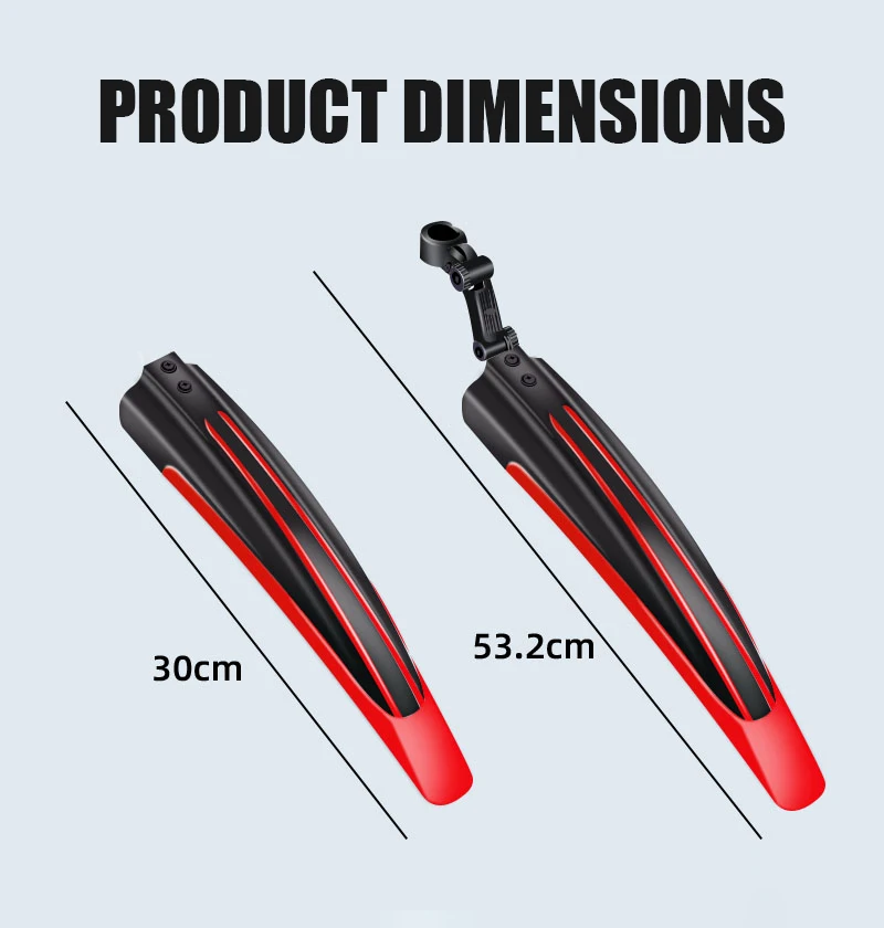 2pcs Bicycle Fenders Splash Fe - Fender Mudguard Set recension och pris